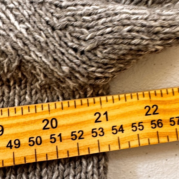 Y2K St Johns Bay Cable Knit Cardigan Sweater Shawl Collar Buttons Pockets XL - Picture 4 of 6